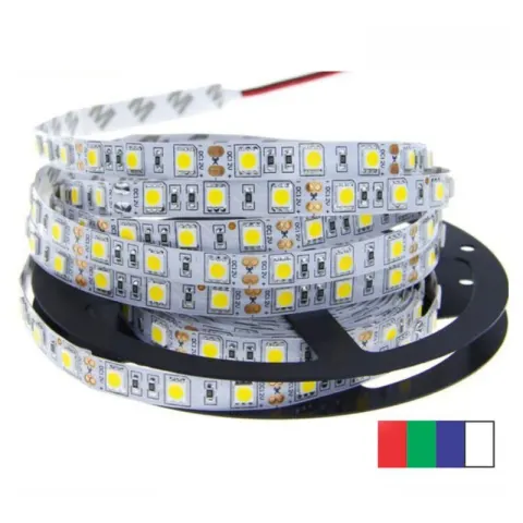 5050 - 12V - Non Waterproof - LED Striplight - 5m - Click to Choose