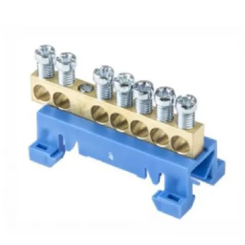Neutral Din Mount Copper Terminal Bar Block