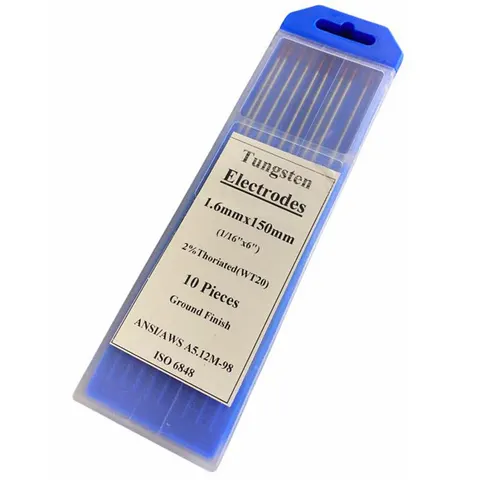 Tungsten Electrodes - For Mild Steel - 10 Pack - Click to Choose - 1.6mm Diameter / Stainless/ Mild Steel