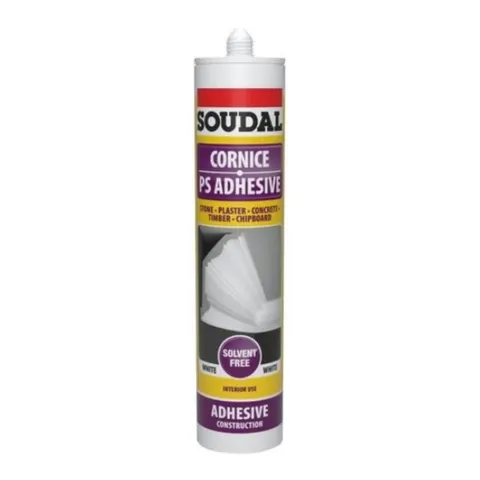 Soudal - 280mL Cornice Polystyrene PS Adhesive 28A