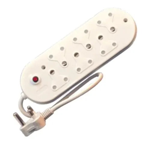 Selectrix - 6 Way Multiplug with 6 X 16A sockets  complete with overload protection and  moulded plug with cord - (SC11A)