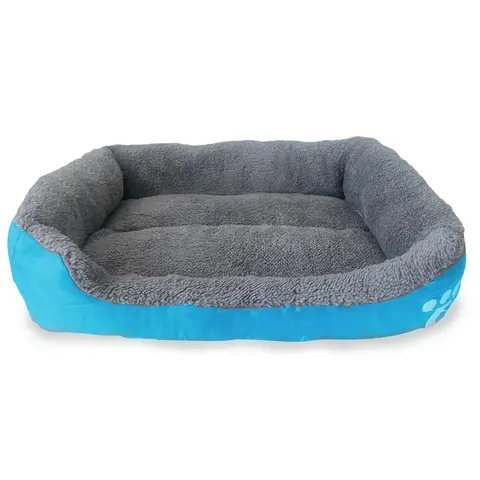 Plush Pet Sofa Bed - M - 49 x 36 cm - 550g / Blue