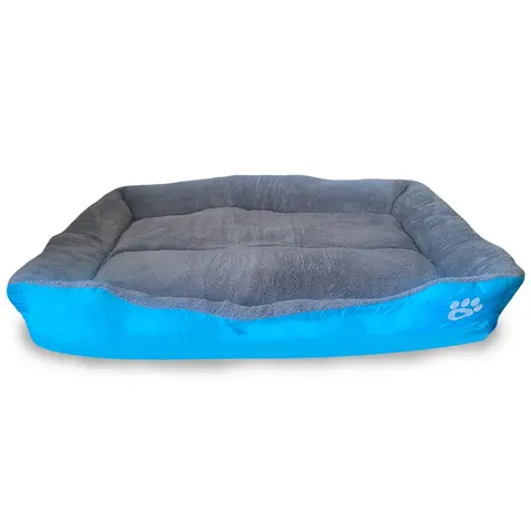 Plush Pet Sofa Bed - XL - 74 x 62 cm - 1000g / Blue