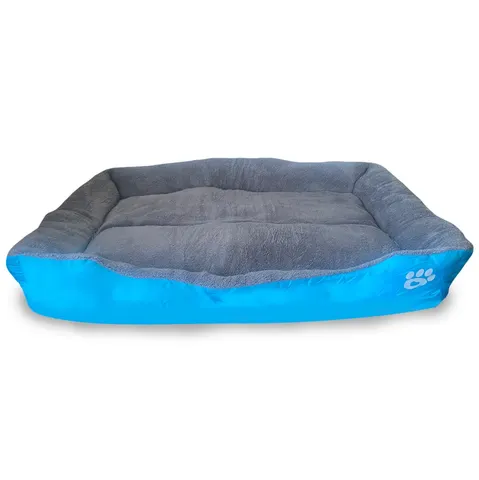 Plush Pet Sofa Bed - XXL - 82 x 65 cm - 1350g / Blue
