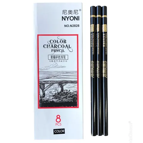 Nyoni - Color Charcoal Pencil - Black / (SC N2828)