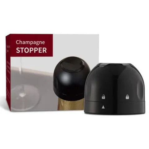 Champagne Lockable Resealable Stopper