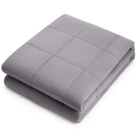 Sleepwell Science - Weighted Blanket - Click to Choose - 152cm x 203cm - 9Kg / Dark Grey