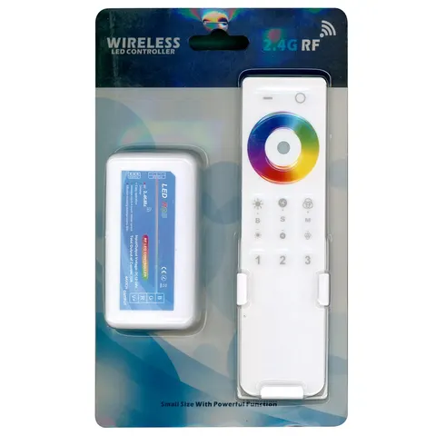 RGB LED Controller 2.4G RF Wireless Touch Screen Remote2.1mm DC plug