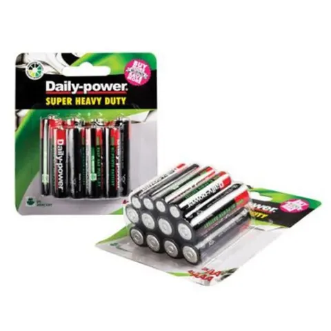 4 x AAA, 8 x AA Battery - Super Heavy Duty - Daily Power