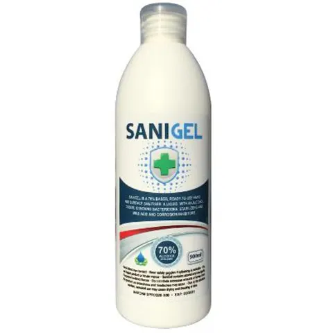 SaniGel - 500ml Sanitising Gel with Fliptop Lid - Sanitiser