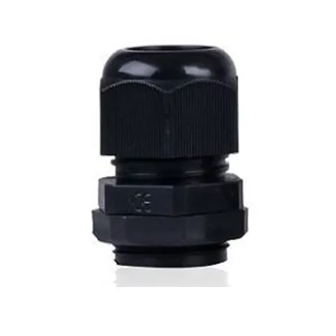 Black Nylon PG Cable Gland - 29mm / 5 Pack