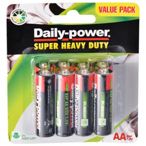 AA -  8 Pack - Super Heavy Duty - Daily Power