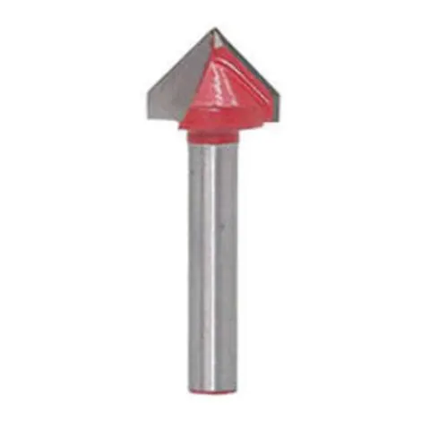 3D V Bit 90 Deg Cutter - 6*90deg - 16mm / 1/4 inch