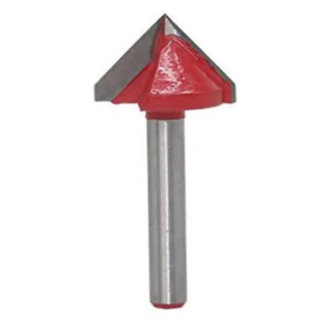 3D V Bit 90 Deg Cutter - 6*90deg - 22mm / 1/4 inch