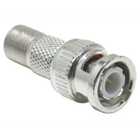 Coaxial Adapter  75 Ohm BNC Male / F Fem