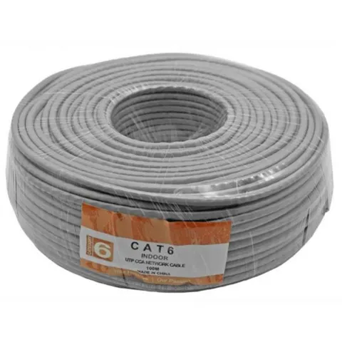 Cat 6 - CCA UTP Cable - 100m Roll