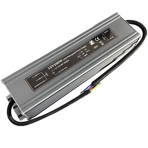Power Supply - 12V - Waterproof - 200 Watt