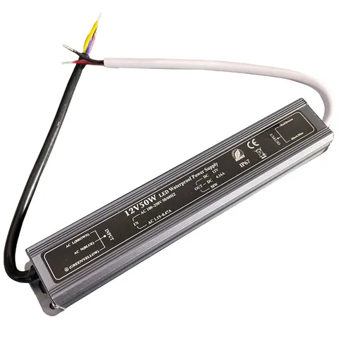 Power Supply - 12V - Waterproof - 50 Watt